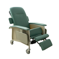 Fauteuil de phlébotomie inclinable bariatrique Fauteuil médical inclinable pour patients handicapés à l'hôpital Fauteuil d'hémodialyse sanguine inclinable pour personnes âgées