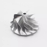 Moulage de précision personnalisable coulée sous vide inconel moteur à réaction rc turbine roue roue roue