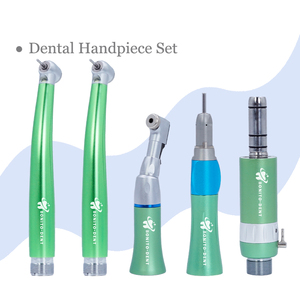 Turbine à air dentaire 2/4 trous pièce à main haute vitesse led <span class=keywords><strong>triple</strong></span> pulvérisation d'eau basse vitesse contre-angle équipement de dentiste - Product Image 1