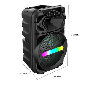 Altavoz Woofer ABS8102 <span class=keywords><strong>de</strong></span> 8 Pulgadas, Estéreo, Portátil, Profesional, Inalámbrico, Bluetooth, Altavoces Grandes con <span class=keywords><strong>Radio</strong></span> FM - Product Image 5