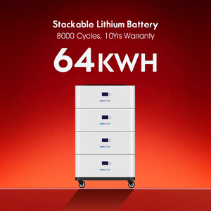 Sistema de Almacenamiento de Energía Doméstico, Batería Apilable, Opciones de 5kWh, 10kWh, 15kWh, 20kWh, 30kWh, Batería de Litio - Product Image 1