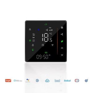 Termostato Wifi inteligente para aire acondicionado <span class=keywords><strong>Fan</strong></span> Coil 2/4 Pipe Controlador de temperatura programable semanal 220V/230V Hoteles de piso - Product Image 3