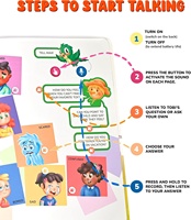 Livres sonores interactifs pour les tout-petits de 3 à 5 ans Enregistrent et répètent leur propre voix