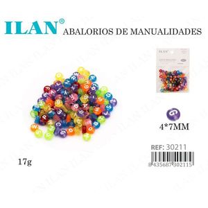 Perline Rotonde Traslucide ILAN 4x7mm per Lavori Artigianali 17g - Product Image 3