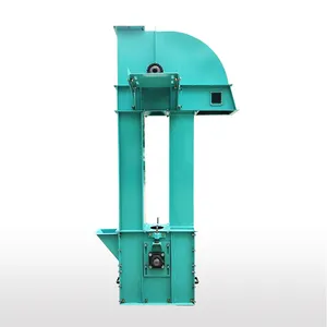 The TDTG series bucket elevator continuously delivers grain vertically