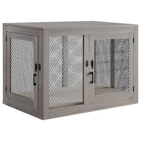 Boîte pour chien moderne meubles pour animaux de compagnie table à thé table de chevet petit moyen chenil pour chien