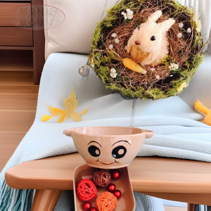 Juego <span class=keywords><strong>de</strong></span> Vajilla Reutilizable Ecológico Minimalista, Fibra Natural <span class=keywords><strong>de</strong></span> Cáscara <span class=keywords><strong>de</strong></span> Arroz, Cerámica Pulida, Tazón <span class=keywords><strong>de</strong></span> Alimentación para Bebés/Niños, Desechable - Product Image 3