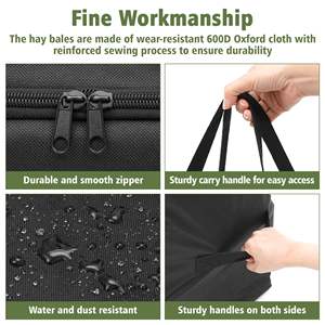 Échantillon gratuit Aliba Ba Nouveau produit Sac de foin/silo pour chevaux Prix d'usine, Conception de sac de foin pour chevaux Sac de nourriture pour chevaux Sac de foin résistant - Product Image 5