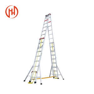 Échelles télescopiques en aluminium de 6 m à 12 m, échelles d'extension en aluminium, échelles à cordes pour la lutte contre l'incendie - Product Image 3