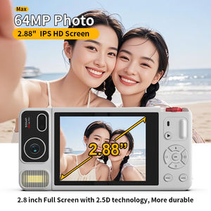 Appareil photo numérique 4K 64MP pour la photographie 270 ° Caméra de vlog à écran rabattable, autofocus, flash, zoom 18x, point et shoot - Product Image 4