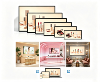 Affichage numérique mural tactile capacitif IR LCD 2K/4K de 32, 43, 50, 55, 65 pouces pour écoles, bureaux et restaurants