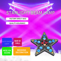 Dj Disco Rgbw 4-en-1 LED Star Beam Light Lampe stroboscopique rotative pour Bar KTV Club Party Atmosphère Décoration Éclairage de scène