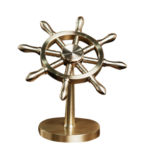 Meilleur prix précision pur laiton navire barreur <span class=keywords><strong>volant</strong></span> gouvernail barreur main <span class=keywords><strong>Spinner</strong></span> - Product Image 1