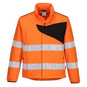 PORTWEST - PW275OBR4XL PW2 High visibility Softshell (2L) <b>orange</b>/black <b>jacket</b> - EAN 5036108358441 <b>HI</b>-<b>VIS</b> WORKWEAR - Product Image 1