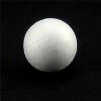 Boules en mousse EPS blanches lisses en gros, sphères en polystyrène pour projets scientifiques, artisanat et décorations DIY en vrac