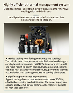 XY-BS1500 1500W 50A high current boost power module low ripple audio power <b>amplifier</b> dedicated power - Product Image 5