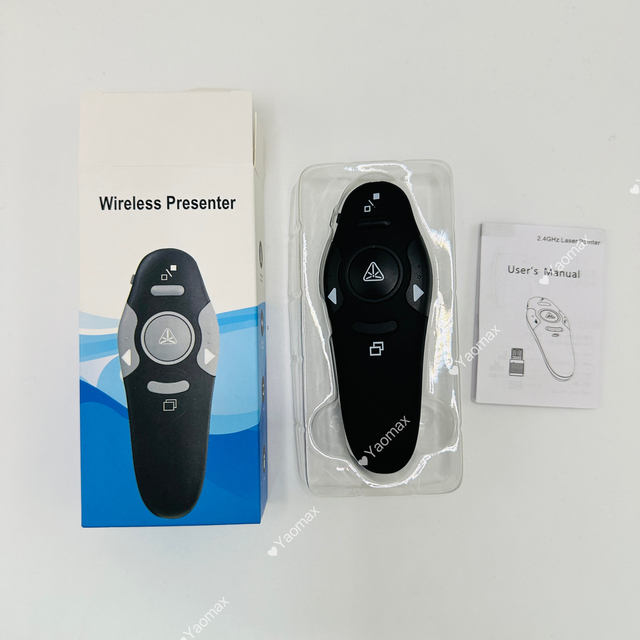 Wholesale Wireless Presenter Laser Pointers Page Turning Pen Teach Speech Indicator 2.4G PowerPoint Pointer Remote Control Mouse