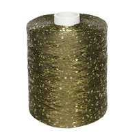 Hot Selling Polyester Paillette Sequin Yarn Various Pattern Dyed 1MM/2MM/3MM Fancy Yarn