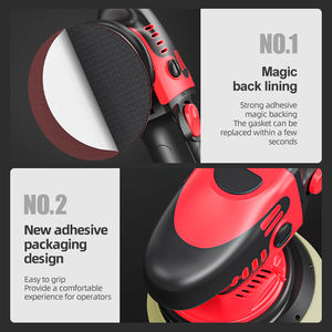 Mesin Poles Mobil Profesional 1480W 5-Inci Dual-action Kecepatan Tinggi untuk Pengkilapan - Product Image 4