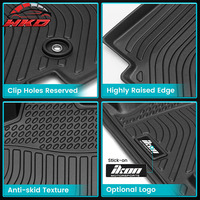 Tapis de sol pour Dodge Grand Caravan 2008-2020 Town & Country, tapis tout temps 3D, accessoires intérieurs en TPE