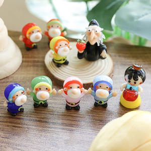 Décoration de bureau créative <span class=keywords><strong>et</strong></span> exquise pour la maternité, ornement en verre, <span class=keywords><strong>Blanche</strong></span>-<span class=keywords><strong>Neige</strong></span> <span class=keywords><strong>et</strong></span> <span class=keywords><strong>les</strong></span> <span class=keywords><strong>Sept</strong></span> <span class=keywords><strong>Nains</strong></span>, dessin animé mignon, conte de fées - Product Image 2