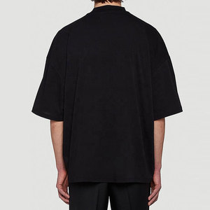 High Quality 220gsm Drop Shoulder <b>Boxy</b> Casual <b>Shirt</b> 100% Cotton Plain Blank <b>T</b> <b>Shirt</b> for Men Heavyweight Oversized <b>T</b>-<b>Shirts</b> - Product Image 2