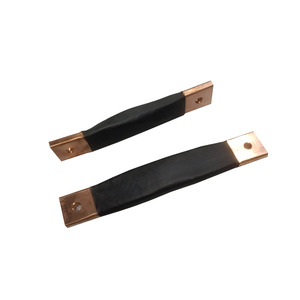 Produit de vente chaud barre omnibus tressée en cuivre perforé avec <span class=keywords><strong>tube</strong></span> thermorétractable noir - Product Image 2
