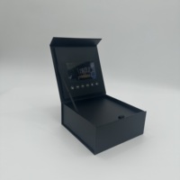 Boîte cadeau vidéo personnalisée avec écran LCD noir de 7 pouces, prix d'usine ODM, pour la publicité et le marketing d'entreprise