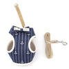 Set <span class=keywords><strong>Harness</strong></span> dan Tali Anjing Kucing Mewah 2025, Lembut, Anti Tarik, Dapat Disesuaikan, Custom untuk Berjalan - Product Image 4