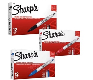 Marcadores Sharpie 32000 <span class=keywords><strong>de</strong></span> Doble Punta, 4 Colores, Secado Rápido y Escritura Suave para Laboratorios, Tinta Permanente, Material Plástico - Product Image 2