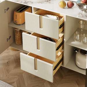 Table étroite murale simple dorée italienne montante, dessus de table en bois massif de luxe léger, table console d'entrée - Product Image 3