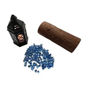 Échantillon gratuit de perles de verre bleu clair de 6 à 9 mm, billes, pierres, pierres précieuses pour <span class=keywords><strong>aquarium</strong></span>, jardin, bâtiment industriel et décoration extérieure - Product Image 3