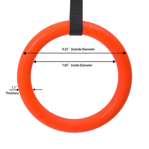 Équipement De <span class=keywords><strong>Gymnastique</strong></span> à la maison ABS Anneaux De <span class=keywords><strong>Gymnastique</strong></span> Avec Bretelles Réglables - Product Image 2