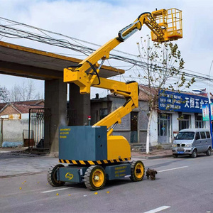 22m tự hành Cherry picker Lift Telescopic trên không làm việc nền tảng khớp nối towable điện Crawler Spider Lift Boom Lift - Product Image 6