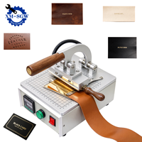 Machine de marquage à chaud manuelle de bureau SGW pour le cuir, machine de gaufrage à chaud pour cartes en cuir faites à la main, marquage à chaud de logos
