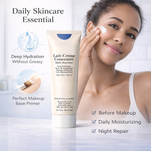 Crème hydratante miracle en gros Lait-Crème Concentré Français 75ml, écran solaire à l'Aloe Vera, base de maquillage multifonction pour la peau - Product Image 4