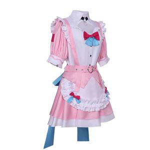 Femme Anime Vtube Yuuki <span class=keywords><strong>Sakuna</strong></span> Cosplay Maid Pink Costume IDOL-007 - Product Image 5