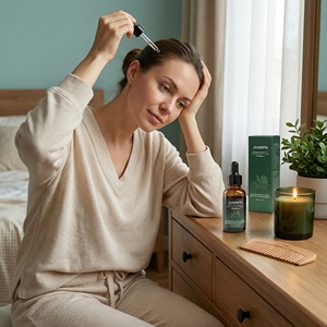 Sérum anti-chute <span class=keywords><strong>de</strong></span> cheveux personnalisé, stimulant la repousse des cheveux, nourrissant, 8 herbes chinoises + oxyde <span class=keywords><strong>de</strong></span> pyrrolidinediaminopyrimidine, 30 ml/boîte, OEM - Product Image 6