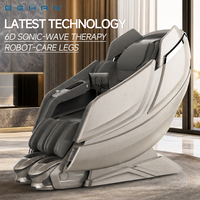 Produits de santé exclusifs, fauteuil de massage à ondes sonores 8D Robot Care, confort optimal pour les jambes, position assise et allongée confortable