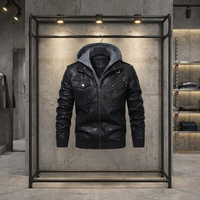 Blouson Bomber Homme Écologique en Similicuir, Respirant, Imperméable, Tissu Recyclé Durable, Robuste et Utilitaire, Certifié Usine