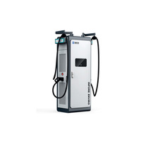 Station de recharge pour véhicules électriques 120/160/180 kW, chargeur rapide DC intégré à double pistolet, entrée DC380V norme européenne pour