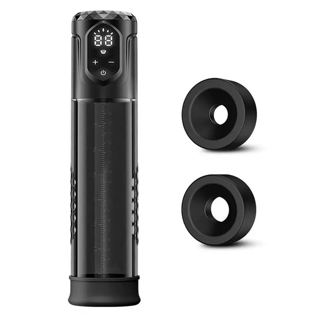 APP Liquid Crystal Display Hydrotherapy Penis Exerciser Pump Negative Pressure Masturbator Sex Toy