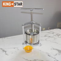 6L Gemonteerd Commerciële Fruit Schroef Aluminium Tafelblad Cider Vruchtensap Making Machine