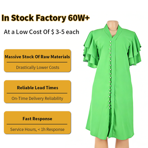 Vestido Casual Nuevo de Talla Grande con un Diseño Divertido y Lindo, Hecho de Material Cómodo, Estilo Elegante para Eventos Casuales - Product Image 1