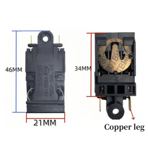 Chuyển đổi nhiệt 250V 16A hơi nước ấm đun nước điện các bộ phận phổ quát Ấm đun nước điện phụ kiện hơi nước chuyển đổi - Product Image 3
