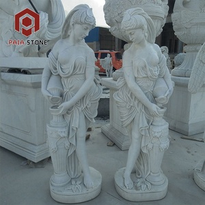 Style occidental Sculptures En Pierre Belle <span class=keywords><strong>Ange</strong></span> Figure Sculptures En Marbre Statue - Product Image 4