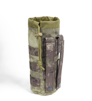 Bolsa Táctica Plegable TONMO de Nailon Ligero, Impermeable y Resistente al Desgaste, con Sistema Molle, para Almacenamiento al Aire Libre, con Compartimento para Botella de Agua de 0.5L