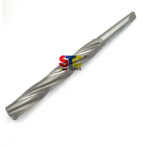 Yüksek hızlı çelik konik coring BS328/1 Din343 karbür HSS 3-Flute 4-Flute konik shank çekirdek matkap