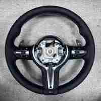 Volant en cuir M Sport pour BMW F10 M5 F20 M2 F30 M3 F32 M4 F36 F80 F82 E93 E92 E91 E90 E70 E71 – Vente en gros