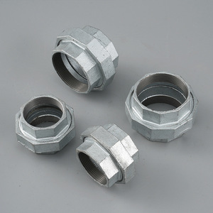 Gi phụ kiện đường ống công cụ hệ thống ống nước DN20 Ống Công Đoàn ren 150 PSI dễ uốn sắt mạ kẽm NPT 3/4 "mạ kẽm Công Đoàn - Product Image 4